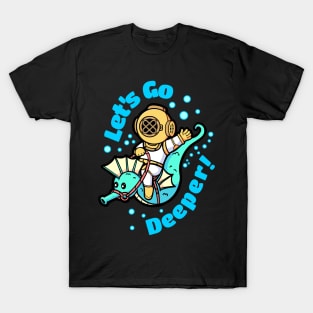 Deep Sea Hilarity: The Hilarious Diver's Adventure T-Shirt